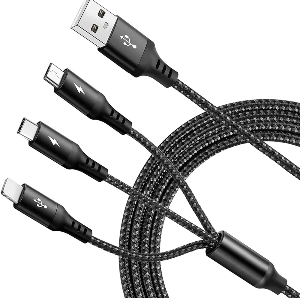 multi usb charger cable 3.5a